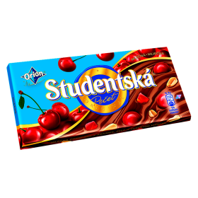 Studentská pečeť mléčná čokoláda s višněmi 170g