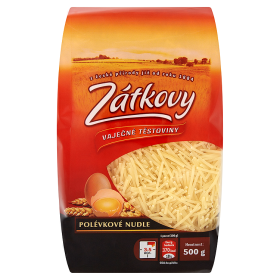 Polévkové nudle Zátkovy Vaječné Těstoviny - 500g