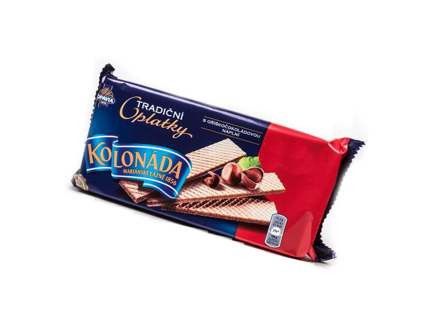 Kolonáda lázeňské oplatky plátky oříškové 140g