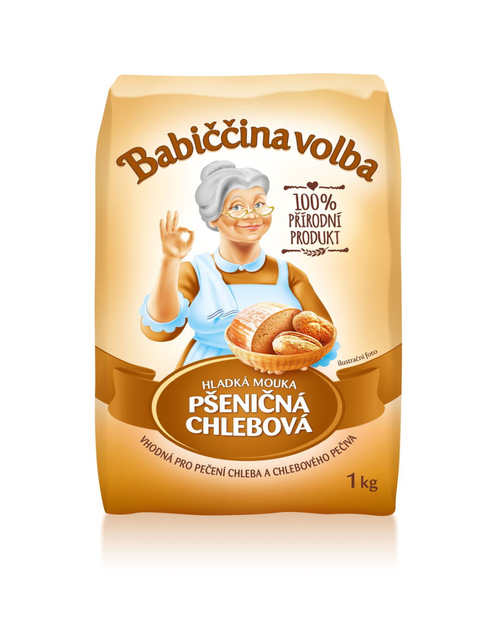 Pšeničná mouka hladká chlebová Babiččina volba  10 x 1kg