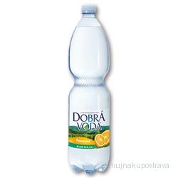 Dobrá voda Pomerančová jemně perlivá 6x1,5L PET